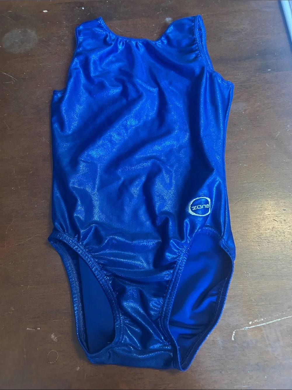 Girls' Shimmer Ozone Gymnastics leotard AXS - Royal Blue